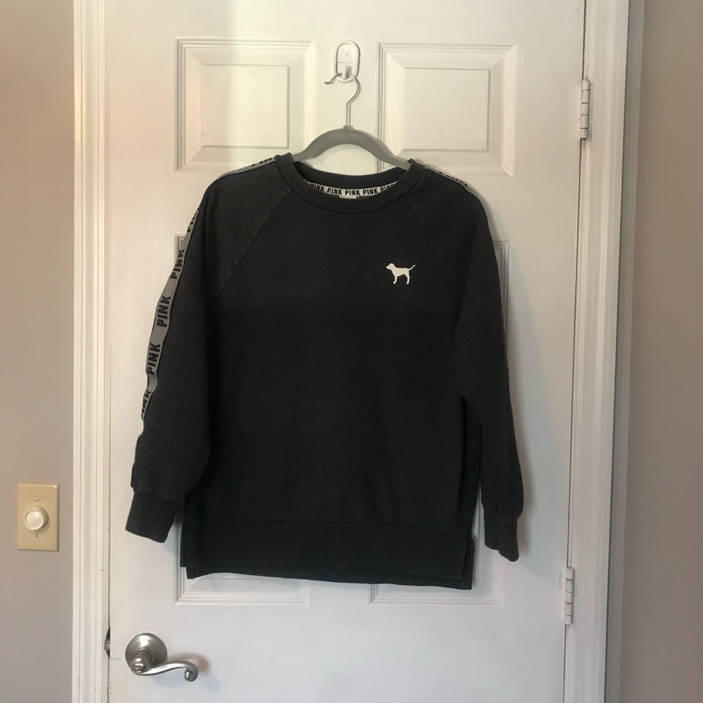 Victoria Secret LOVE PINK Gray Long Sleeve